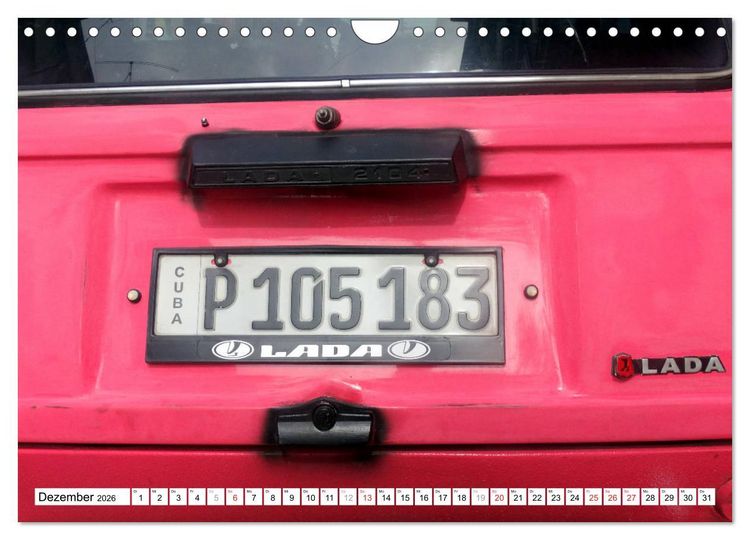 Produktbild: LADA KOMBI - Die sowjetische Auto-Legende WAS-2102 (Wandkalender 2026 DIN A4 quer), CALVENDO Monatskalender