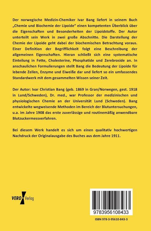 Produktbild: Chemie und Biochemie der Lipoide