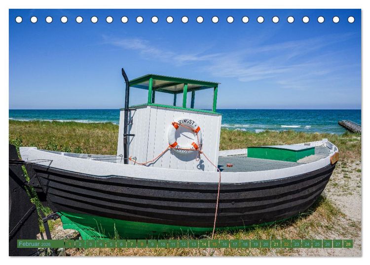 Produktbild: Zingst - die Ostsee von ihrer sch&ouml;nsten Seite (Tischkalender 2026 DIN A5 quer), CALVENDO Monatskalender