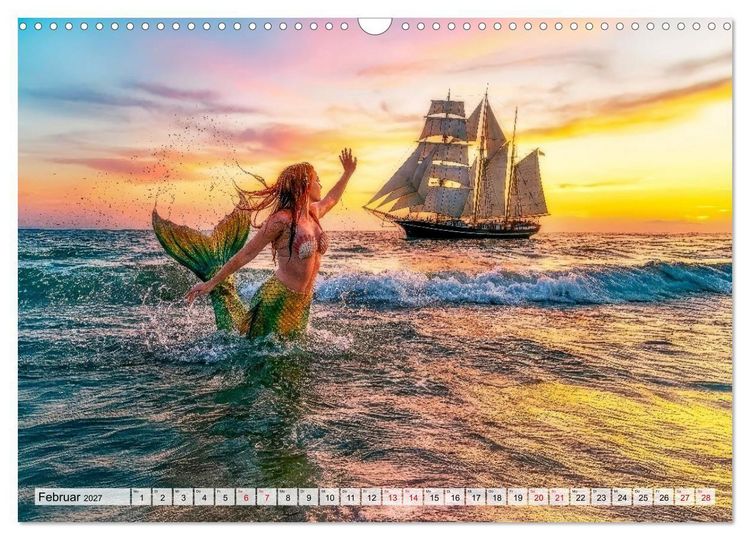Produktbild: Sirenen - die unheimliche Verlockung (Wandkalender 2027 DIN A3 quer), CALVENDO Monatskalender