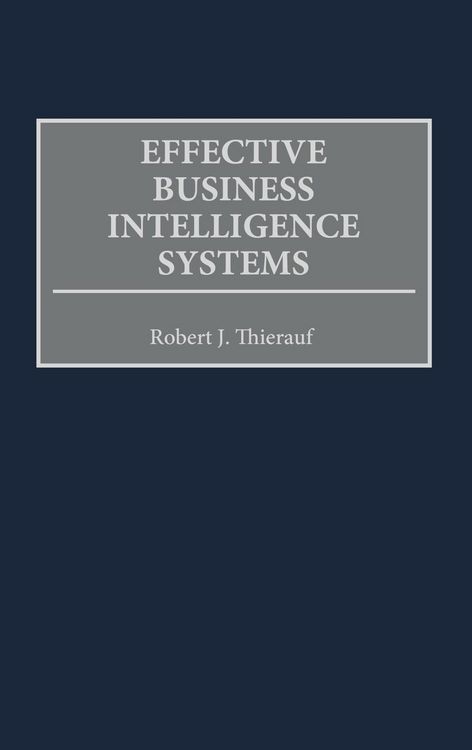 Produktbild: Effective Business Intelligence Systems