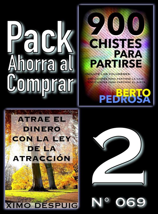 Produktbild: Pack Ahorra al Comprar 2 (N&ordm; 069): Atrae el dinero con la ley de la atracci&oacute;n & 900 Chistes para partirse
