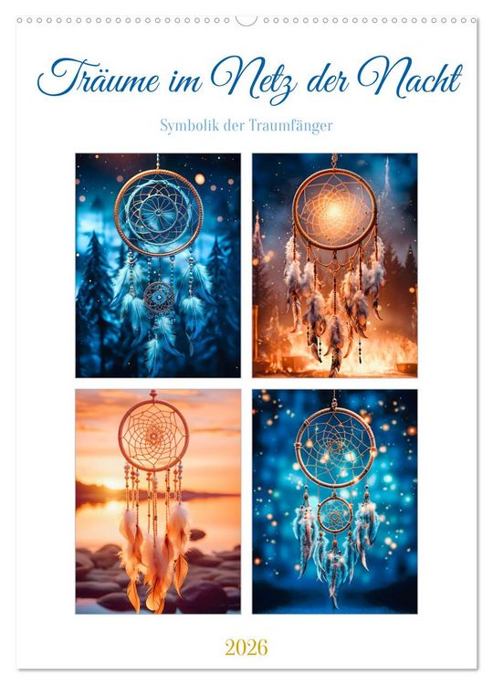 Produktbild: Tr&auml;ume im Netz der Nacht (Wandkalender 2026 DIN A2 hoch), CALVENDO Monatskalender