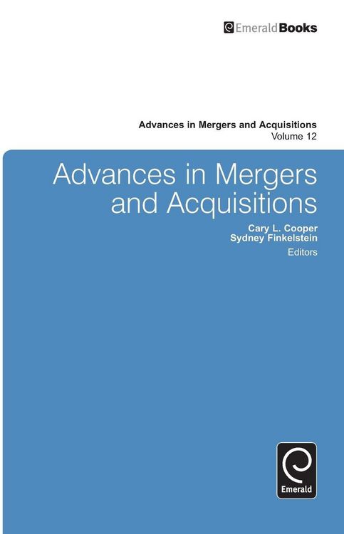 Produktbild: Advances in Mergers and Acquisitions