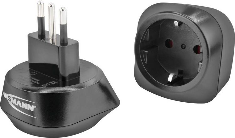 Produktbild: Ansmann 1250-0035 Reiseadapter EU to IT