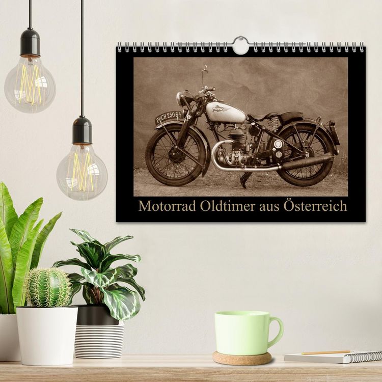 Produktbild: Motorrad Oldtimer aus &Ouml;sterreich (Wandkalender 2026 DIN A4 quer), CALVENDO Monatskalender