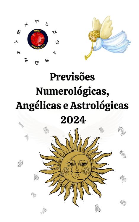Produktbild: Previs&otilde;es Numerol&oacute;gicas, Ang&eacute;licas e Astrol&oacute;gicas 2024