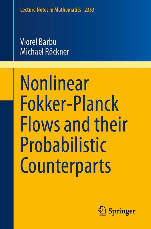 Produktbild: Nonlinear Fokker-Planck Flows and their Probabilistic Counterparts