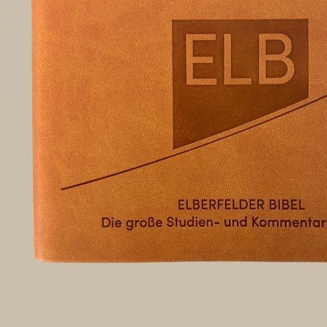 Produktbild: Elberfelder Bibel. Die gro&szlig;e Studien- und Kommentarausgabe, Kunstleder Beige