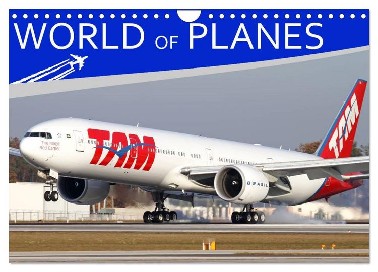 Produktbild: World of Planes (Wall Calendar 2026 DIN A4 landscape), CALVENDO 12 Month Wall Calendar