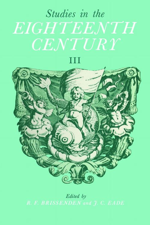 Produktbild: Studies in the Eighteenth Century III