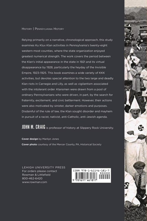 Produktbild: Ku Klux Klan in Western Pennsylvania, 1921-1928