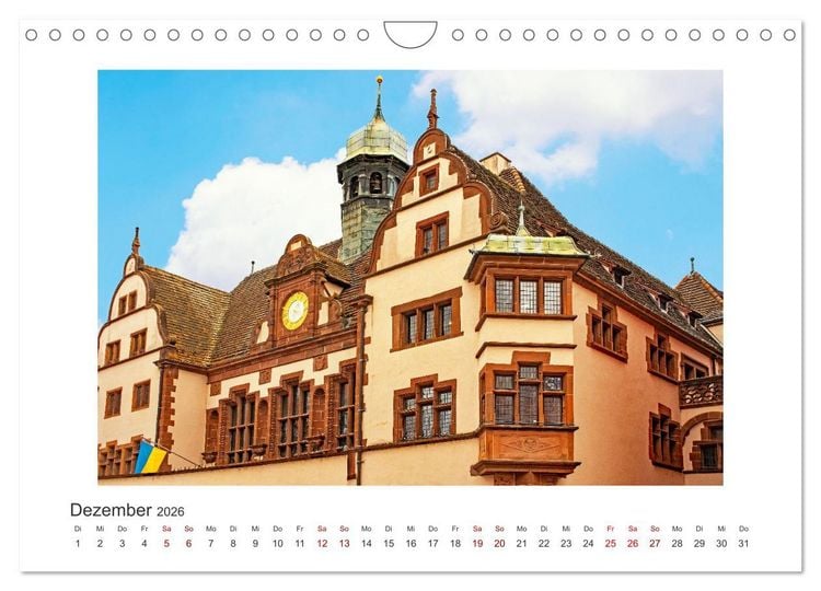 Produktbild: Freiburg - Breisgau Metropole (Wandkalender 2026 DIN A4 quer), CALVENDO Monatskalender