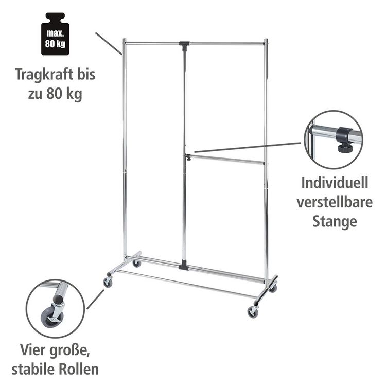 Produktbild: Kleiderst&auml;nder Mod. Profissimo, individuell verstellbar