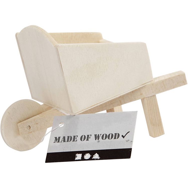 Produktbild: Creativ Company Schubkarre, H 7 cm, L 11 cm, B 6,2 cm, 1 Stk