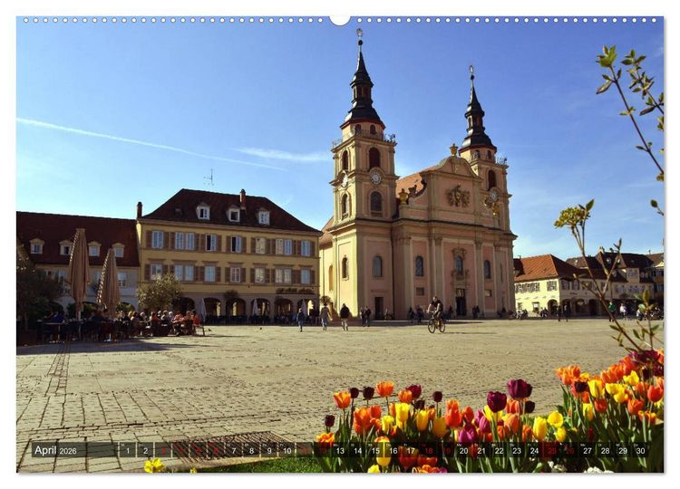 Produktbild: Unterwegs in Ludwigsburg (Wandkalender 2026 DIN A2 quer), CALVENDO Monatskalender