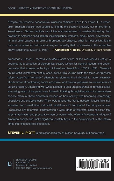 Produktbild: Piott, S: Americans in Dissent