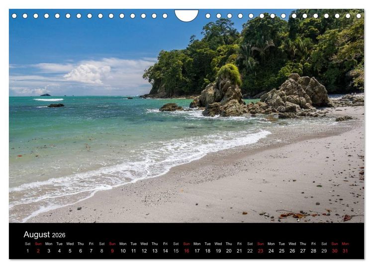Produktbild: Costa Rica Colours and Light (Wall Calendar 2026 DIN A4 landscape), CALVENDO 12 Month Wall Calendar