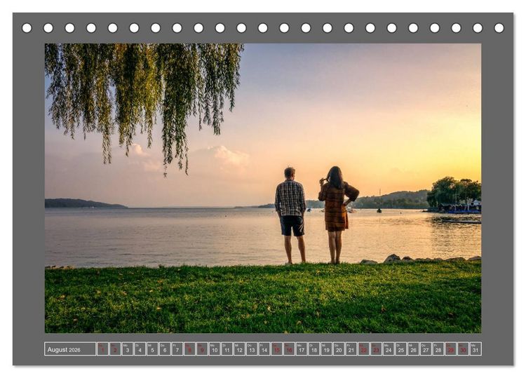Produktbild: Impressionen vom Starnberger See II (Tischkalender 2026 DIN A5 quer), CALVENDO Monatskalender