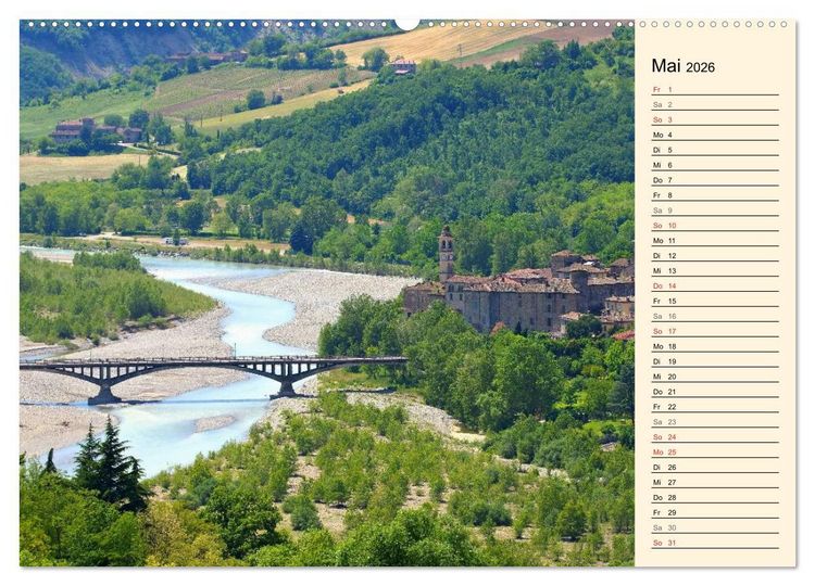 Produktbild: Emilia-Romagna (hochwertiger Premium Wandkalender 2026 DIN A2 quer), Kunstdruck in Hochglanz