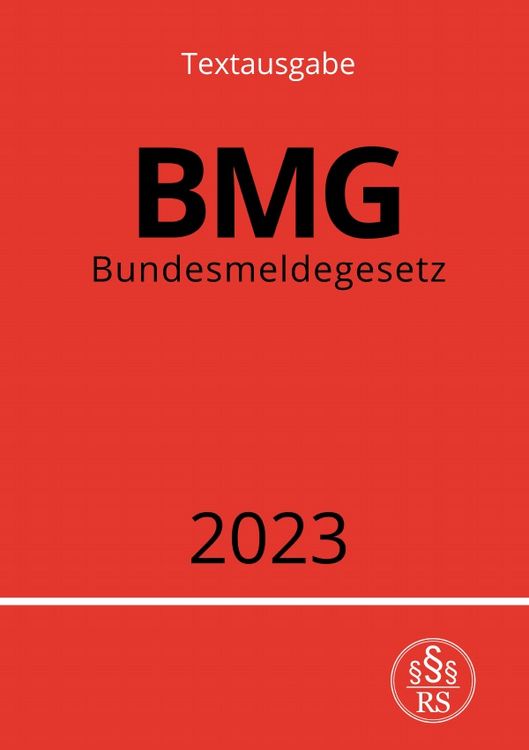 Produktbild: Bundesmeldegesetz - BMG 2023