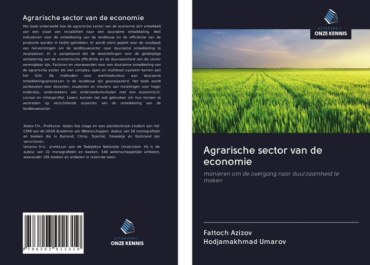 Produktbild: Agrarische sector van de economie