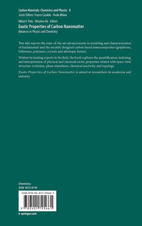 Produktbild: Exotic Properties of Carbon Nanomatter