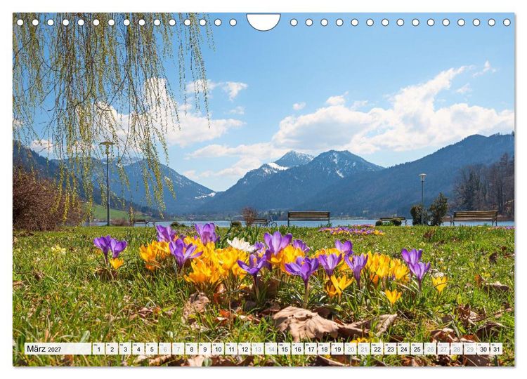 Produktbild: Schliersee-Idylle (Wandkalender 2027 DIN A4 quer), CALVENDO Monatskalender