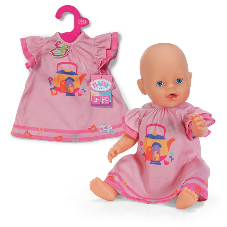 Produktbild: Zapf Creation BABY born Puppenkleidung Kleid Teezeit rosa 43cm