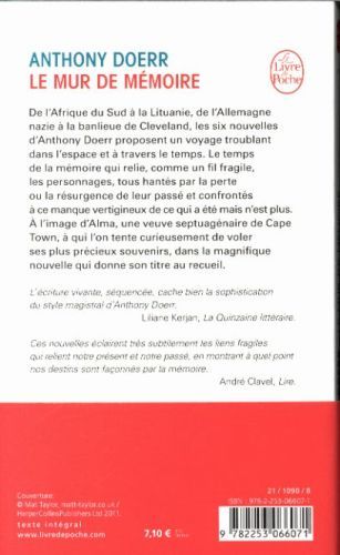 Produktbild: Doerr, A: Mur de m&eacute;moire