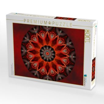 Produktbild: CALVENDO Puzzle Mandala gl&uuml;hende Leidenschaft | 1000 Teile Lege-Gr&ouml;&szlig;e 64x48cm Foto-Puzzle f&uuml;r gl&uuml;ckliche Stunden
