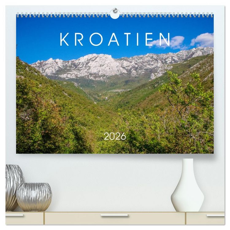 Produktbild: Kroatien 2026 (hochwertiger Premium Wandkalender 2026 DIN A2 quer), Kunstdruck in Hochglanz