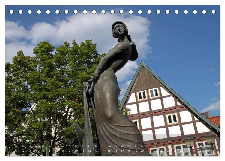 Produktbild: Blomberg in Lippe (Tischkalender 2026 DIN A5 quer), CALVENDO Monatskalender