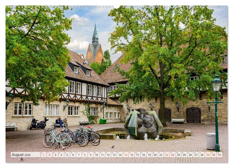 Produktbild: Hannover Stadtansichten (hochwertiger Premium Wandkalender 2026 DIN A2 quer), Kunstdruck in Hochglanz