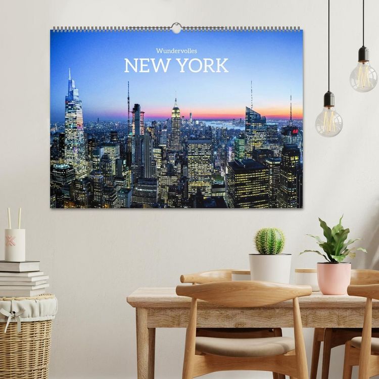Produktbild: Wundervolles New York (Wandkalender 2027 DIN A2 quer), CALVENDO Monatskalender