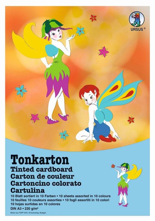 Produktbild: Tonkarton-Block, DIN A3