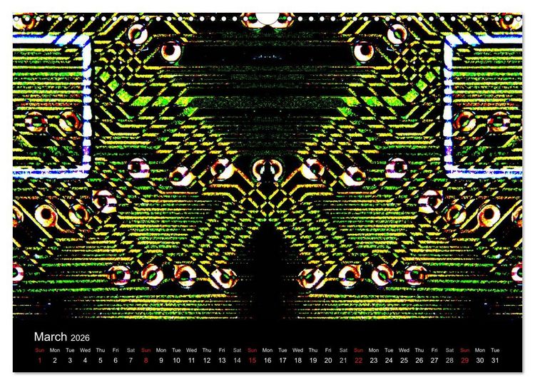 Produktbild: Computer Close Up (Wall Calendar 2026 DIN A3 landscape), CALVENDO 12 Month Wall Calendar