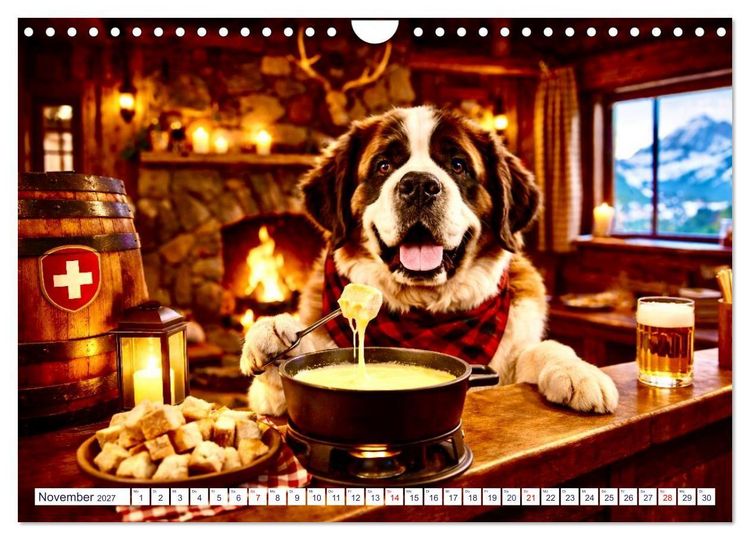 Produktbild: Wovon Hunde tr&auml;umen (Wandkalender 2027 DIN A4 quer), CALVENDO Monatskalender