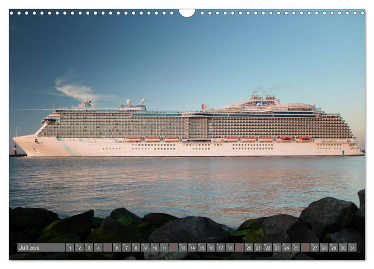 Produktbild: Kreuzfahrt Warnem&uuml;nde (Wandkalender 2026 DIN A3 quer), CALVENDO Monatskalender