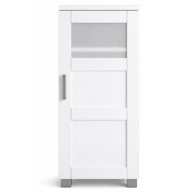 Produktbild: Holz Badschrank Midischrank Nilari 70 x 38 x 28 cm