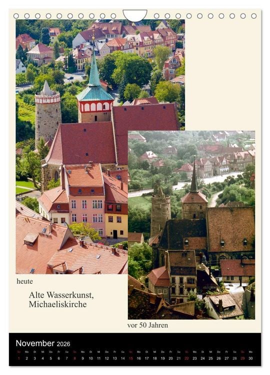 Produktbild: Bautzen vor 50 Jahren und heute (Wandkalender 2026 DIN A4 hoch), CALVENDO Monatskalender