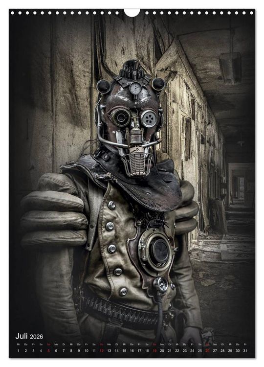 Produktbild: Steampunk Artwork (Wandkalender 2026 DIN A3 hoch), CALVENDO Monatskalender