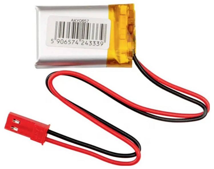 Produktbild: Akyga LP752030 Akkupack x Spezial-Akku LiPo 3.7V 300 mAh