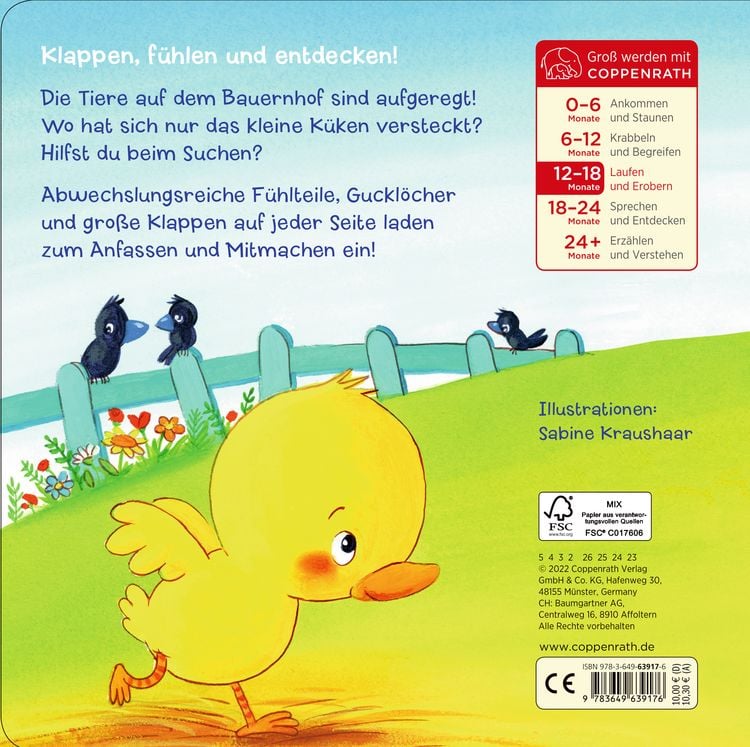 Produktbild: Mein erstes Gucklock-Fühlbuch: Kleines Küken, wo bist du?