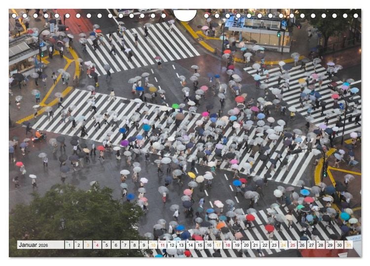 Produktbild: Japan - Tokio, Yokohama, Nagasaki (Wandkalender 2026 DIN A4 quer), CALVENDO Monatskalender