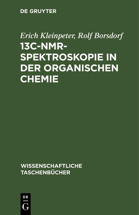 Produktbild: 13C-NMR-Spektroskopie in der organischen Chemie