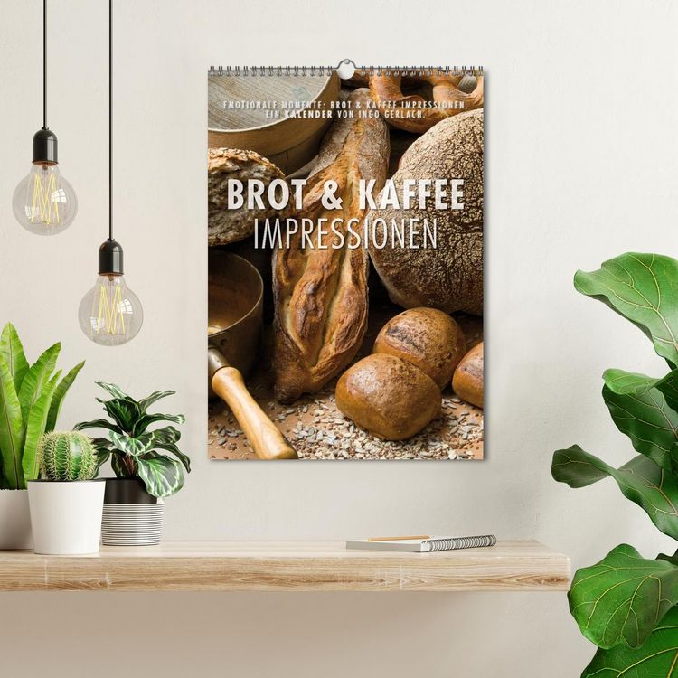 Produktbild: Emotionale Momente: Brot und Kaffee Impressionen (Wandkalender 2026 DIN A3 hoch), CALVENDO Monatskalender