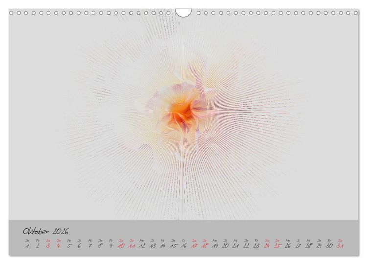Produktbild: Bl&uuml;ten FineArt (Wandkalender 2026 DIN A3 quer), CALVENDO Monatskalender