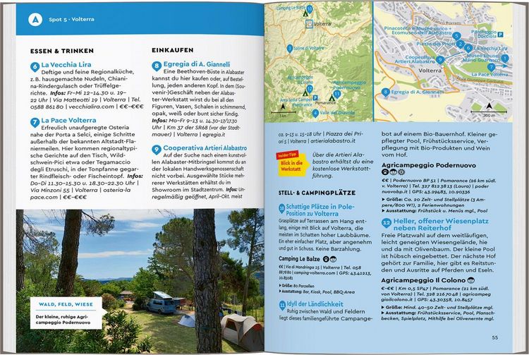 Produktbild: MARCO POLO Camper Guide Toskana, Umbrien & Marken
