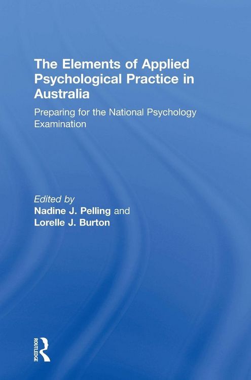 Produktbild: The Elements of Applied Psychological Practice in Australia